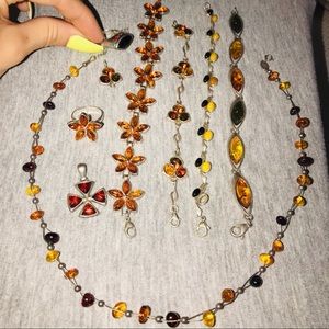 Sterling Silver Orange Collection